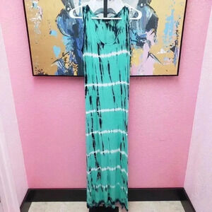 AB Studio Tie Dye Maxi Dress